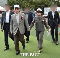  전두환 전 대통령 부인 이순자 '우리 남편은 민주주의 아버지'