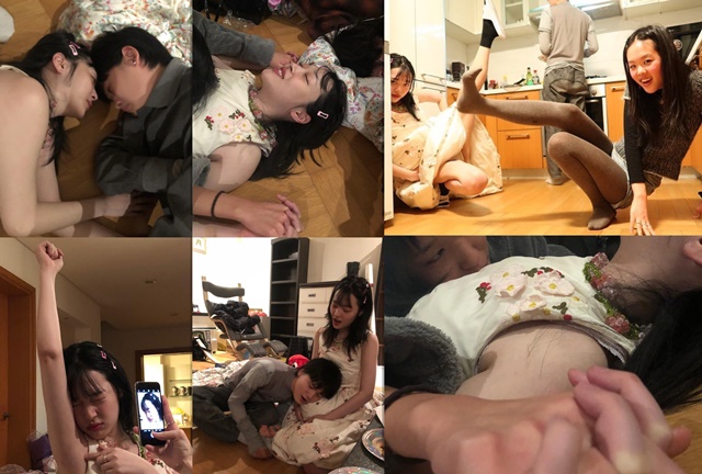 설리가 인스타그램에 지인들과 연 홈파티 도중 찍은 사진으로 구설에 올랐다./설리 인스타그램