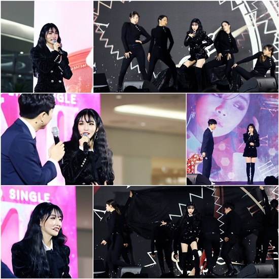 가수 청하가 신곡 벌써 12로 주목할만한 성적을 거두며 가요계에 컴백했다./MNH엔터테인먼트 제공