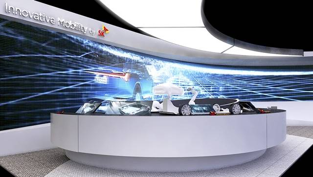 SK텔레콤과 SK이노베이션, SK하이닉스는 SK의 혁신적인 모빌리티를 테마로 노스홀에 공동 전시 부스를 꾸릴 예정이다. /SK텔레콤 제공