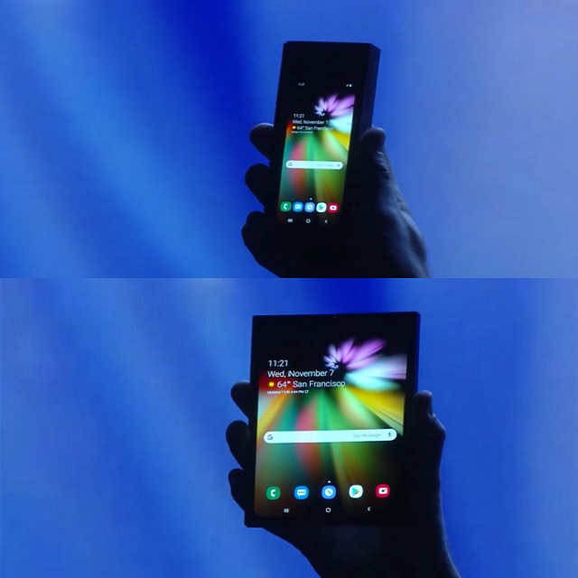 삼성전자가 이번 언팩 행사에서 갤럭시S10과 폴더블폰을 함께 공개할지 업계 안팎의 관심이 쏠린다. /유튜브 캡처