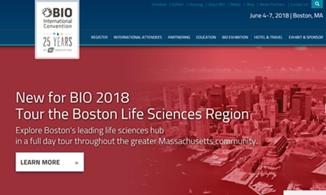 세계 최대 바이오제약 컨퍼런스 바이오USA(미국 생명공학사업협회 컨퍼런스)가 지난해 6월 4일부터 7일까지 나흘 간 미국 보스톤에서 개최됐다. /바이오 인터내셔널 컨벤션 홈페이지 캡쳐
