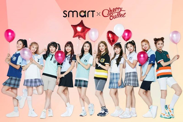 체리블렛은 데뷔 직후 교복 모델이 되기도 하며 이목을 끌었다./FNC 엔터테인먼트 제공