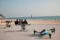  SKT-과기부, '2019 드론쇼 코리아'에서 LTE 기반 드론 기술 시연