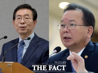 [TF이슈] 박원순-김부겸 '광화문 충돌'…민주당 '정치적 해석 말아야'