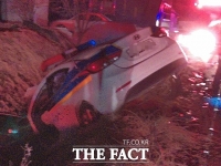  익산서 경찰차·승용차 정면충돌…경찰관 1명 사망, 2명 부상