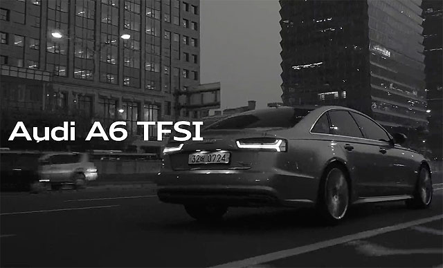 아우디 국내 딜러사들이 중형세단 A6 40 TFSI를 1200만 원가량 할인 판매 중이다. 사진은 A6 40 TFSI 광고. /아우디 광고 캡처