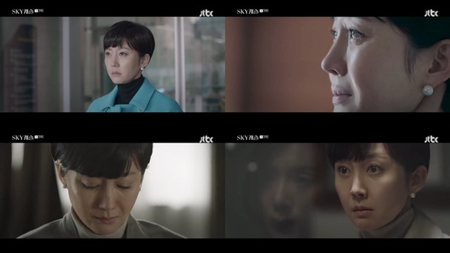 배우 염정아는 JTBC 스카이 캐슬에서 한서진 캐릭터로 분해 열연을 펼쳤다. /JTBC 스카이 캐슬 방송 캡처