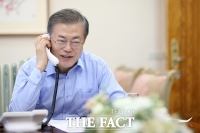  靑 '한미 정상, 조만간 2차 북미정상회담 관련 논의'