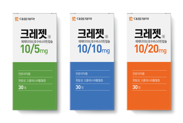 대웅제약의 고지혈증치료제 크레젯정이 2018년 원외처방 실적 105억원을 기록하며, 출시 3년 만에 새로운 블록버스터 제품으로 등극했다./대웅제약 제공