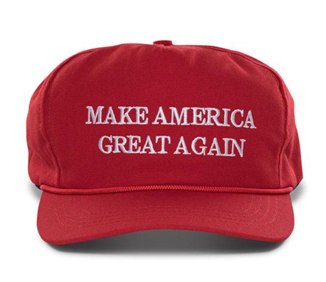 2016년 미국 대선에서는 도널드 트럼프 공화당 대선 후보의 Make America Great Again!(다시 미국을 위대하게)이라고 적힌 모자가 선풍적인 인기를 끈 바 있다. /트럼프 대통령 선거 캠페인 공식 사이트