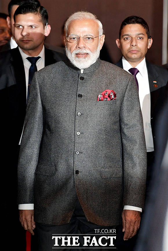 모디 총리는 한국 기업의 적극적인 인도 투자를 요청하고 있다. /이덕인 기자