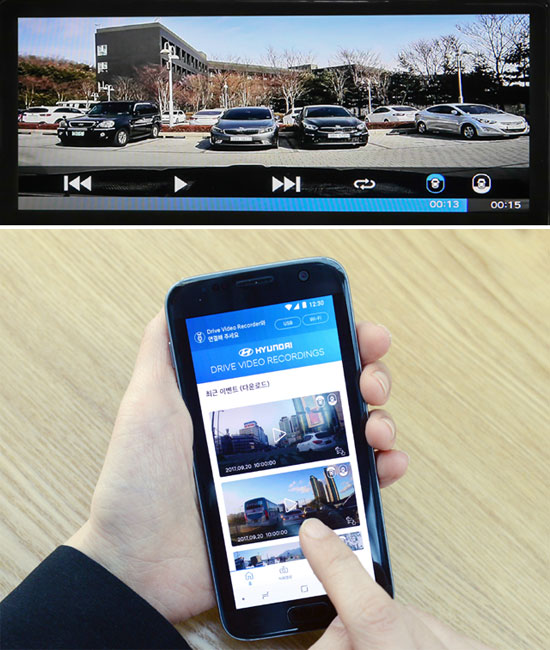 현대자동차와 기아자동차는 차량 내장형 주행영상기록장치를 향후 출시하는 신차에 순차적으로 적용할 계획이라고 28일 밝혔다. /현대·기아자동차 제공