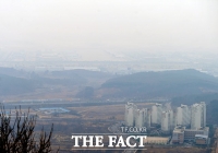 [TF포토] 미세먼지로 뒤덮인 인천국제공항