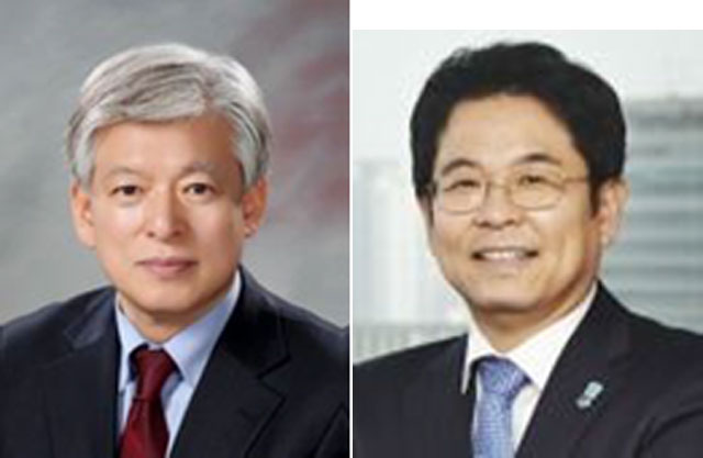 SK㈜는 사외이사도 기존 4명에서 5명으로 늘리기로 했다. 신임 사외이사 후보는 염재호 전 고려대 총장(왼쪽)과 김병호 전 ㈜하나금융지주 부회장이다. /SK㈜ 제공