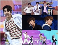 [TF포토] '시선고정!'...투모로우바이투게더 성공적인 데뷔 무대