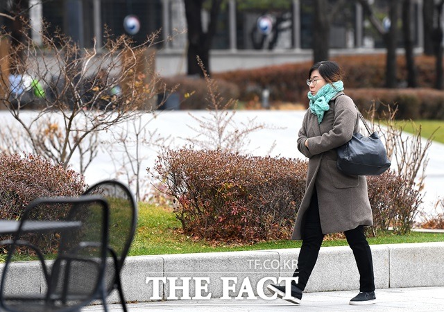 북서쪽에서 찬 공기가 유입되면서 서울 내일 아침 체감온도는 영하 5도로 낮다. /더팩트 DB