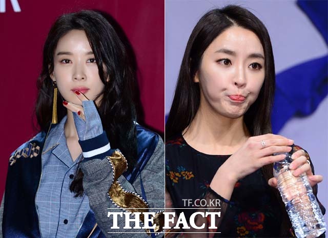 배우 이청아(왼쪽)와 정유미가 난데없는 루머에 휩싸였다. /더팩트DB