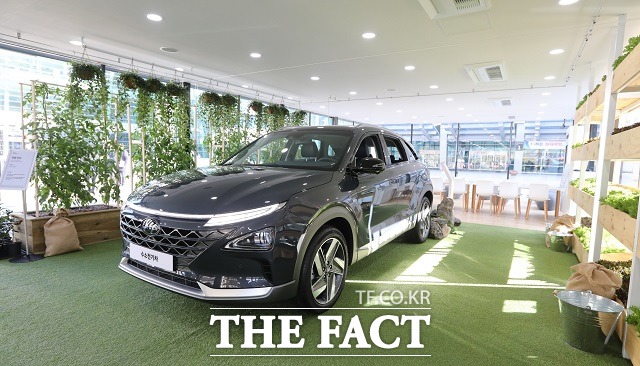 현대차가 수소 사회를 체험해 볼 수 있는 공간인 수소전기하우스 시즌2가 부산 벡스코 야외광장에 개관했다고 14일 밝혔다. /현대차 제공