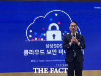  [TF현장] '3중 보안' 홍원표 삼성SDS 사장 