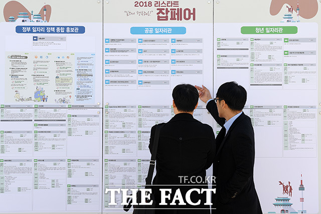 지난달 전체 취업자 수는 큰 폭으로 늘었지만 중·장년층 실업률, 구직 단념자 수 등이 역대 최대로 많은 것으로 나타났다. /남용희 기자