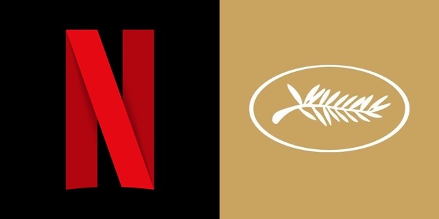 넷플릭스 제작 영화가 올해 칸국제영화제 경쟁부문 출품이 어려울 것으로 전망된다. /넷플릭스, 칸국제영화제 로고