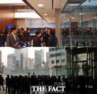  [삼성전자 주총⑤] '들어가기 힘드네' 주총장 안팎서 성토