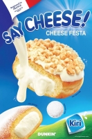  던킨도너츠, 프랑스 대표 치즈 '끼리'와 손잡고 신제품 출시