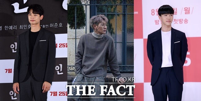 배우 겸 가수 민호, 가수 숀, 가수 이기광은 오는 4월 입대할 예정이다. /남용희 기자, 이선화 기자, 숀 인스타그램