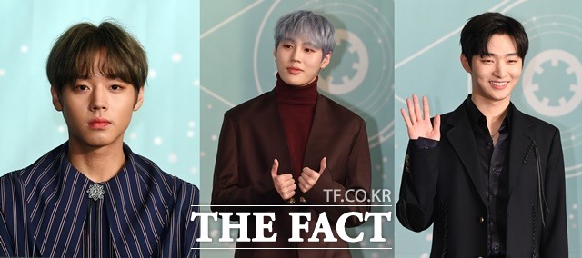 워너원 출신 박지훈, 하성운, 윤지성이 그룹 계약 종료 후 솔로 가수로서 활발한 활동을 시작했다. /이새롬 기자