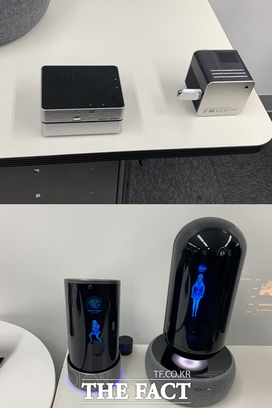 SK텔레콤은 독자 개발한 초소형 광학엔진 옵틱스를 연내 스핀-아웃할 게획이다. 옵틱스는 주사위 크기로 홀로박스 등 다양한 기기에 탑재할 수 있다. /중구=서민지 기자