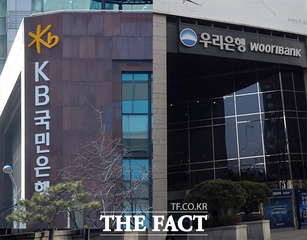 KB국민은행과 우리은행 모두 지난해 양호한 실적을 거둔 가운데 올해 허인 국민은행장은 디지털 전환을 추진하고 있고, 손태승 우리은행장은 우리금융지주를 함께 이끌면서 비은행 강화를 추진해야한다. /더팩트DB