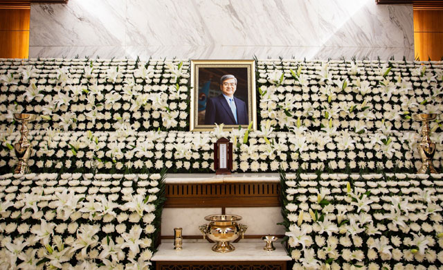 고(故) 조양호 한진그룹 회장의 장례는 12일 정오부터 16일까지 5일장으로 치러진다. /한진그룹 제공