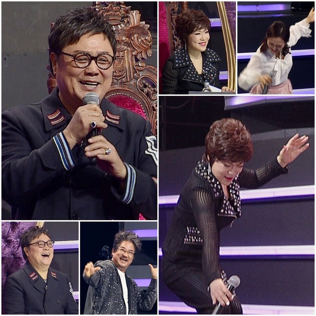 미스트롯에 트로트 가수 남진과 김연자가 나와 현장의 분위기를 달구며 감동을 전했다. /TV CHOSUN