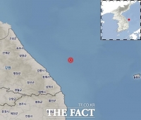  <속보>강원 동해시 북동 해역서 규모 4.3 지진