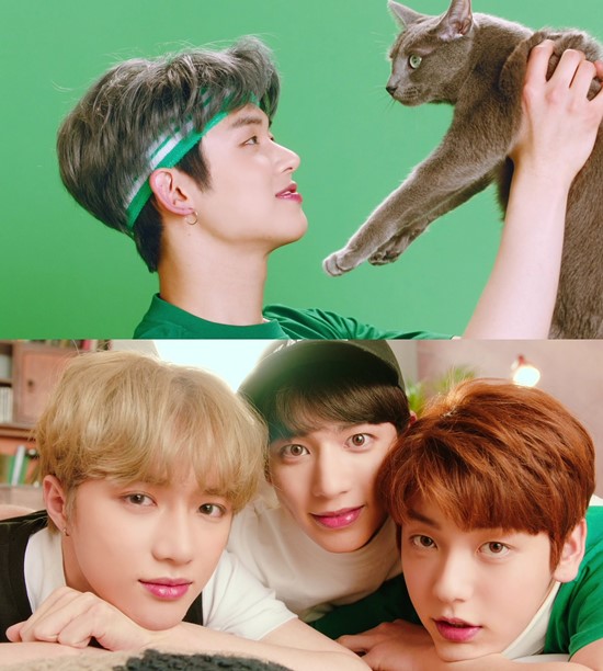 투모로우바이투게더가 데뷔 앨범 수록곡 Cat & Dog 무대를 꾸미며 팬들을 만날 예정이다. /빅히트 엔터테인먼트 제공