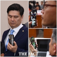 [TF포토] 국회의원들도 'SNS 생중계 삼매경'