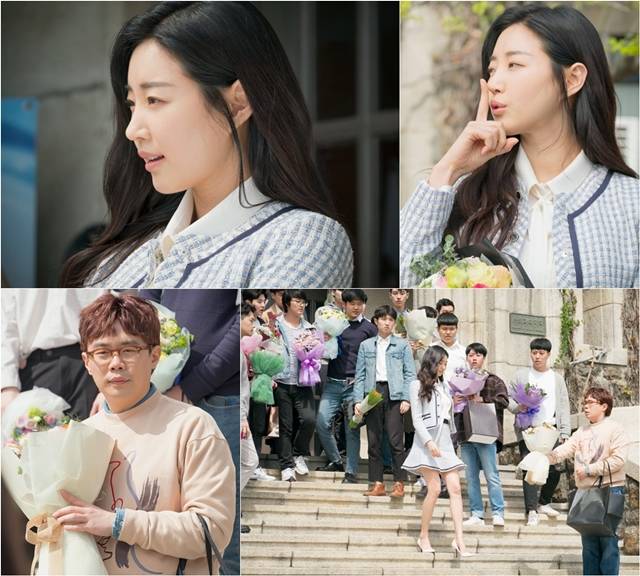 배우 김사랑이 tvN 새 월화드라마 어비스:영혼 소생 구슬에서 대학교 신입생 역을 맡아 동안 미모를 뽐낼 예정이다. /tvN 제공