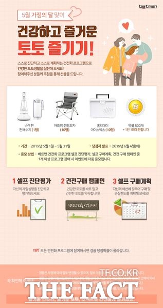 스포츠토토 5월 건전화 이벤트 베트맨 페이지.