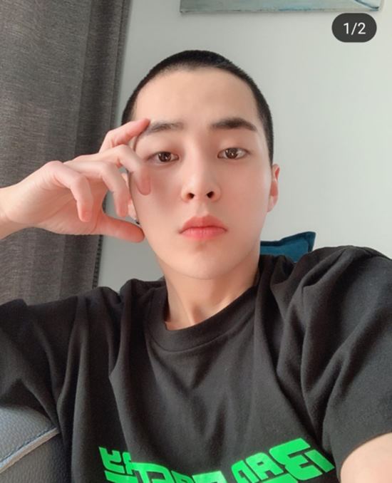 시우민이 엑소 멤버 중 처음으로 입대한다. /시우민 인스타그램