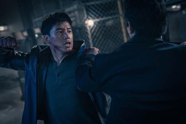 김무열은 극 중 강력반 사냥개 역을 맡았다. /악인전 스틸