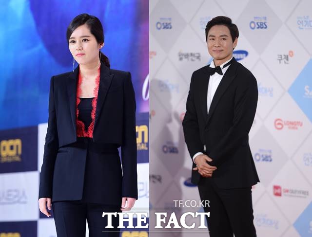 한가인(왼쪽)이 13일 둘째를 득남했다. /더팩트DB