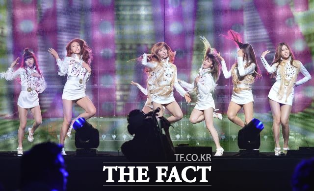 2012년 AOA 데뷔 쇼케이스 당시 모습. /더팩트 DB