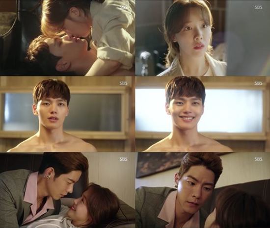 절대그이의 첫 회에서는 여진구와 방민아의 첫 만남 과정이 그려졌다. /SBS 절대그이 방송 캡처