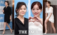 [TF포토] 김하늘-김가은, 신구 멜로퀸의 '블랙&화이트 패션'