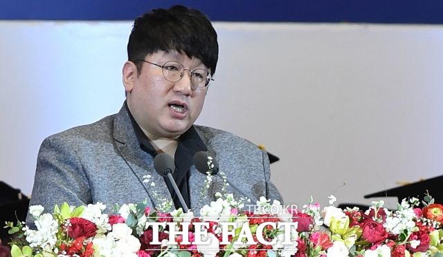 방시혁 대표가 미국 빌보드 인터내셔널 파워플레이어스에 2년 연속 선정됐다. /이새롬 기자