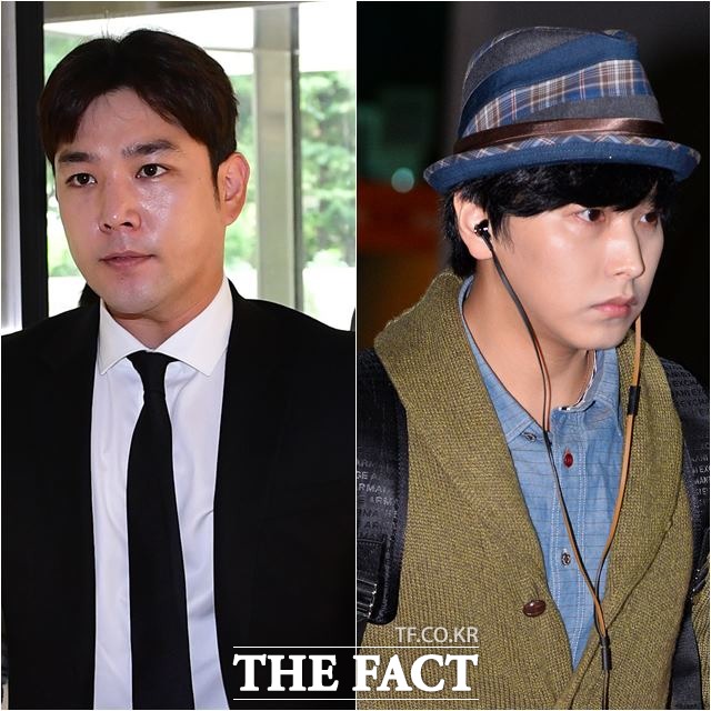 슈퍼주니어 강인(왼쪽)과 성민이 올해 하반기 컴백에 참여하지 않는다는 소식이 알려졌다. /더팩트 DB