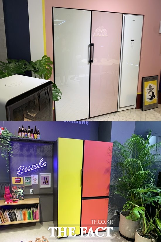 삼성전자는 4일 서울 강남구 삼성디지털프라자 강남본점에서 미디어데이를 열고 새로운 비전인 프로젝트 프리즘을 선언하고, 그 첫 번째 신제품으로 비스포크 냉장고를 공개했다. /강남=서민지 기자