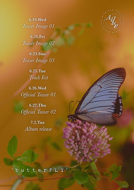 에일리가 새 앨범 butterFLY(버터플라이)를 발매하며 돌아온다. /에일리 공식 SNS