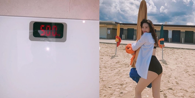 가수 선미가 체중을 증량하며 콤플렉스였던 마른 몸매에서 벗어났다. /선미 인스타그램